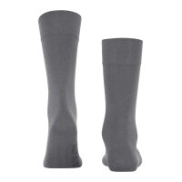 FALKE Mens Socks - Sensitive New York, Socks, Polyester Blend, Logo, solid color Grey (light grey) 39-42