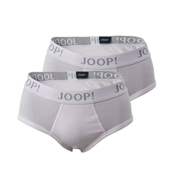 JOOP! Herren 2er-Pack Slip, Fine Cotton Stretch, Bipack Slips - Weiß