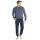 hajo Herren Schlafanzug 2-tlg. Set - lang, Bündchen, Rundhals, Premium Cotton Blau S