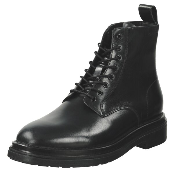 GANT mens shoes - Boggar, lace-up boots, ankle boots, genuine leather, logo