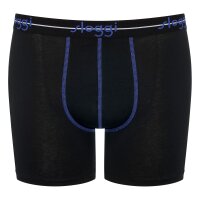 Sloggi mens boxer shorts 2-pack - Start Short C2P box cotton Black/Blue S (Small)
