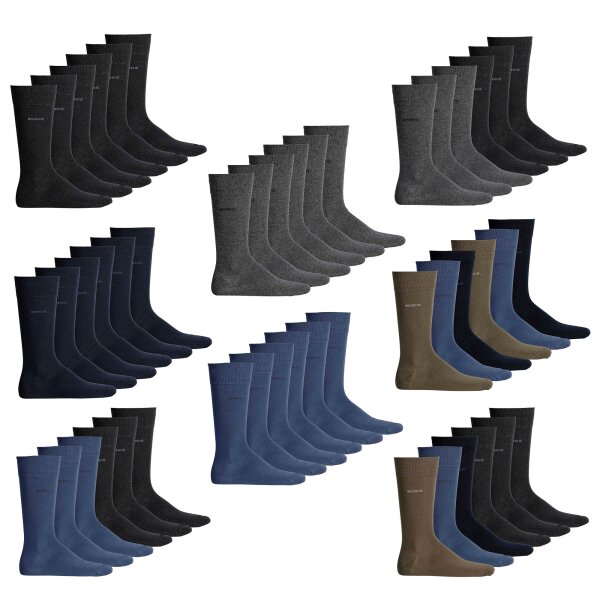 BOSS Herren Socken, 6er Pack - RS Uni Colors CC, Finest Soft Cotton, Baumwoll-Mix #1
