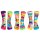 United Oddsocks Damen Socken, 6 Socken Pack - Strumpf, Mottomotive