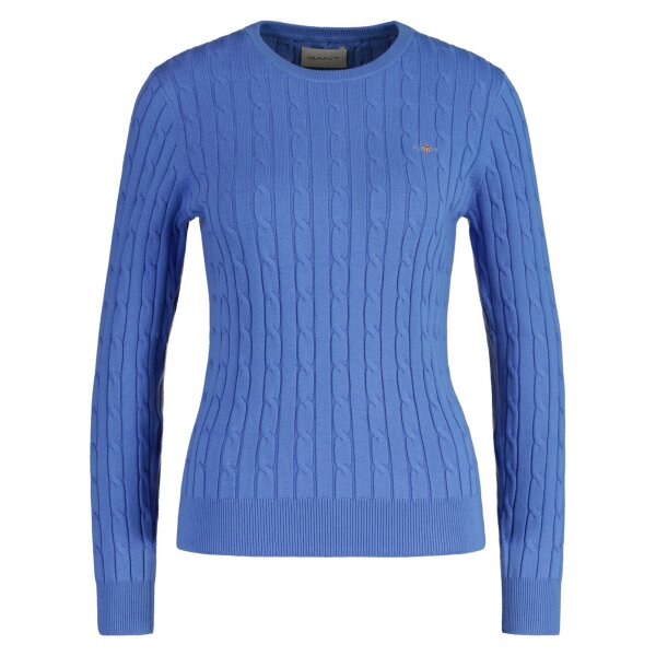 Damen Rollkragenpullover Damen Strickpullover Dunkelblau Crew Neck