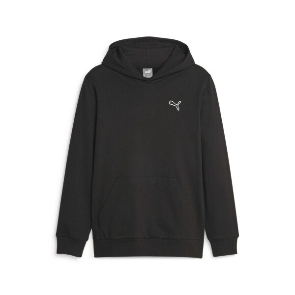 PUMA Mens Hoodie - Better Essentials Hoodie FL, Sweater, Cotton, Logo, Solid Color Black M (Medium)