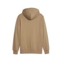 PUMA Mens Hoodie - Better Essentials Hoodie FL, Sweater, Cotton, Logo, Solid Color Beige
 L (Large)