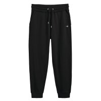 GANT Mens Sweatpants - Sweatpants, Pants, Loopback, Cotton Mix, Logo Black M (Medium)