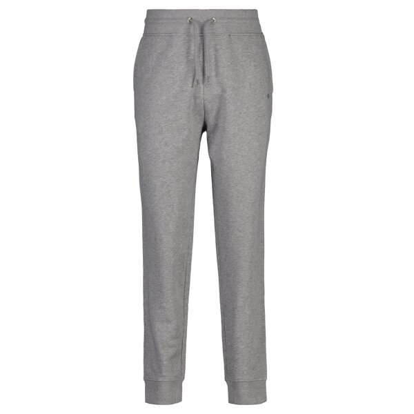 GANT Herren Sweathose - REGULAR SHIELD SWEATPANTS, Jogginghose, Cotton-Mix, Logo Grau 2XL