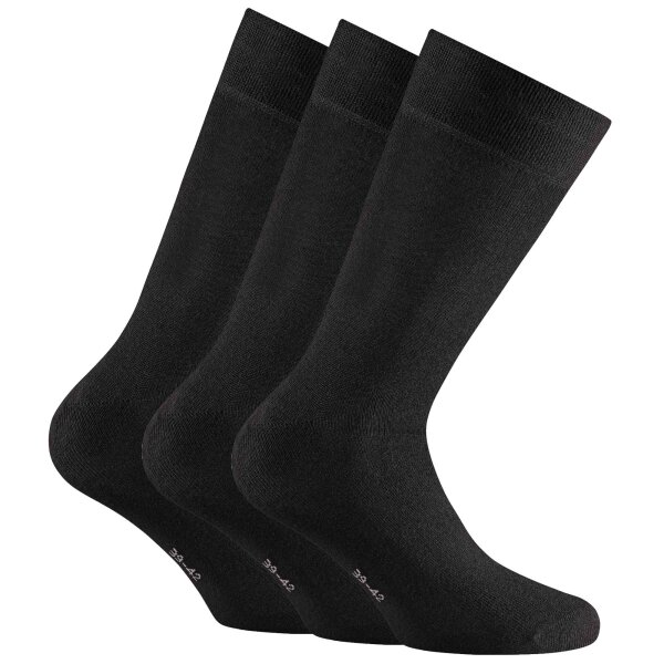 Rohner Basic Unisex Socken, Multipack - Cotton, Kurzsocken, einfarbig
