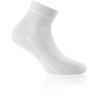 Rohner Basic Unisex Quarter Socken, Multipack - Sneaker Plus, Baumwolle Weiß 35-38  6er Pack (2x3P)
