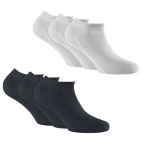 Rohner Basic Unisex Sneaker Socks, 3-pack - Bamboo