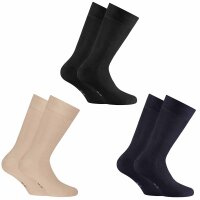 Rohner Basic Unisex Socks, 2 pack - Bamboo, Short Socks