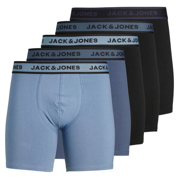 JACK&JONES Herren Boxer Shorts, 5er Pack - JACLOUIS, Boxer Briefs Baumwoll-Stretch