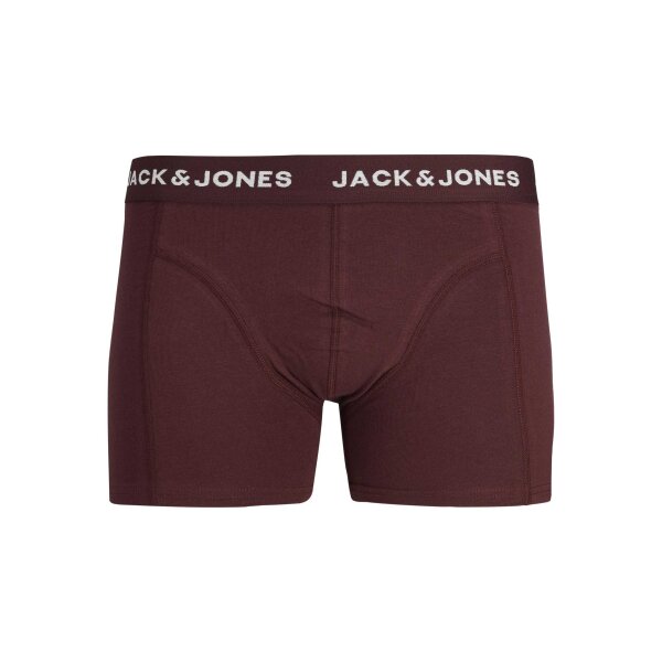JACK&JONES Herren Boxershorts 5er Pack - JACBLACK FRIDAY TRUNKS Schwarz/Blau/Rot M