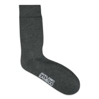 JACK&JONES Herren Socken Bambus 5er Pack - JACBASIC, One Size Grau/Blau/Schwarz 40-46