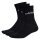 adidas unisex socks, 3-pack - Linear Crew Cushioned, logo, padded, solid color Black 37-39