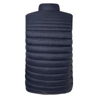 Pepe Jeans mens quilted waistcoat - BALLE GILLET, nylon, stand-up collar, pockets, solid colour Darkblue S (Small)
