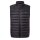 Pepe Jeans mens quilted waistcoat - BALLE GILLET, nylon, stand-up collar, pockets, solid colour Black S (Small)