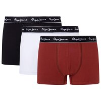 Pepe Jeans Herren Trunks, 3er Pack - SOLID TK, Unterwäsche, Logobund, einfarbig
