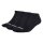adidas Unisex Sneakersocken, 3er Pack - Thin Linear Low-Cut, dünne Socken, Logo, einfarbig Schwarz 37-39