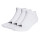 adidas Unisex Sneaker Socks, 3-pack - Cushioned Low-Cut, Logo, Padded, Solid Color