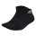 adidas Unisex Quarter Socken, 3er Pack - Cushioned Sportswear Ankle, Logo, gepolstert, einfarbig Schwarz 37-39