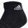 adidas Unisex Quarter Socken, 3er Pack - Cushioned Sportswear Ankle, Logo, gepolstert, einfarbig Schwarz 37-39