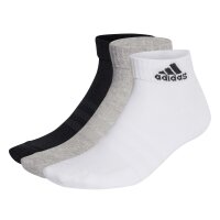 adidas Unisex Quarter Socks, 3-pack - Cushioned...
