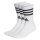 adidas Unisex Socks, 3-pack - 3-Stripes Cushioned Crew, Logo, Stripe, Cushioned White 43-45