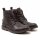 LEVIS mens boots - Track, ankle boots, boots, leather, logo, lacing, solid colour