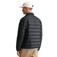 GANT Herren Daunen-Steppjacke - LIGHT DOWN JACKET, Reißverschluss, Stehkragen Schwarz S