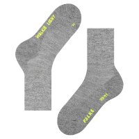 FALKE Unisex Sportsocken 2er Pack - Walkie Light, Trekking- und Wanderstrumpf, Unifarben #1 Grau 37-38