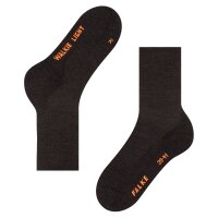 FALKE Unisex Sportsocken 2er Pack - Walkie Light, Trekking- und Wanderstrumpf, Unifarben #1 Anthrazit 37-38