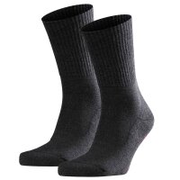 FALKE Unisex Sportsocks - Walkie Light, Trekking and Hiking Socks, plain Colours anthracite 37-38 (UK 4-5)