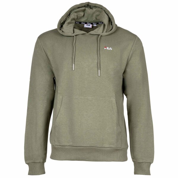 FILA Herren Hoodie - BENGEL, Kapuze, Langarm, Logo, einfarbig Grün M