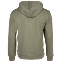 FILA Mens Hoodie - BENGEL, Hood, Long Sleeve, Logo, Solid Colour Green M (Medium)