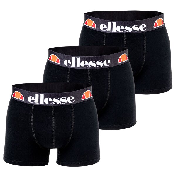 ellesse Herren Boxer Shorts GRILLO, Multipack - Trunks, Logo, Cotton Stretch