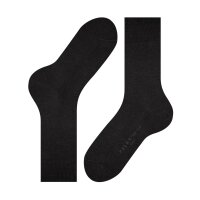 FALKE Herren Socken 2er Pack - Cool 24/7, Businessstrumpf, Kurzstrumpf, Uni #1 Anthrazit 41-42