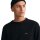 GANT Herren Pique-Strickpullover, Rundhals - COTTON PIQUE C-NECK, Baumwolle Schwarz M