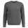 GANT mens pique knit jumper, round neck - COTTON PIQUE C-NECK, cotton Grey S (Small)