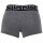 VERSACE Mens Boxer Shorts - TOPEKA, Stretch Cotton, Solid Color Grey/Black/Silver M (Medium)