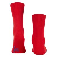 FALKE Unisex Sports Socks - Run, casual Socks, unicoloured Red 39-41 (UK 5,5-7.5)