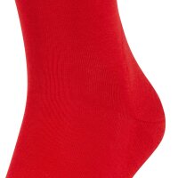FALKE Unisex Sports Socks - Run, casual Socks, unicoloured Red 39-41 (UK 5,5-7.5)