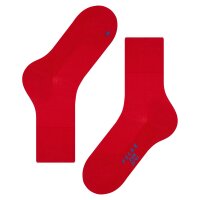 FALKE Unisex Sports Socks - Run, casual Socks, unicoloured Red 39-41 (UK 5,5-7.5)