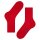 FALKE Unisex Sports Socks - Run, casual Socks, unicoloured Red 39-41 (UK 5,5-7.5)