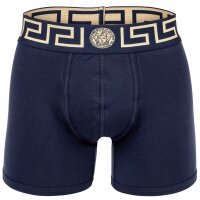 VERSACE Mens Boxer Shorts, 2 Pack - TOPEKA, Bi-Stretch, Organic Cotton White/Blue S (Small)