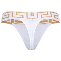 VERSACE Damen String -  TOPEKA, Unterwäsche, Tanga, Organic Cotton, Bi-Stretch Weiß L