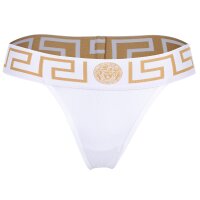 VERSACE Ladies Thong - TOPEKA, Underwear, Thong, Organic Cotton White L (Large)