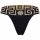 VERSACE Ladies Thong - TOPEKA, Underwear, Thong, Organic Cotton Black  XL (X-Large)