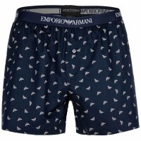 EMPORIO ARMANI Mens Woven Boxer Shorts -  Woven Pyjama...